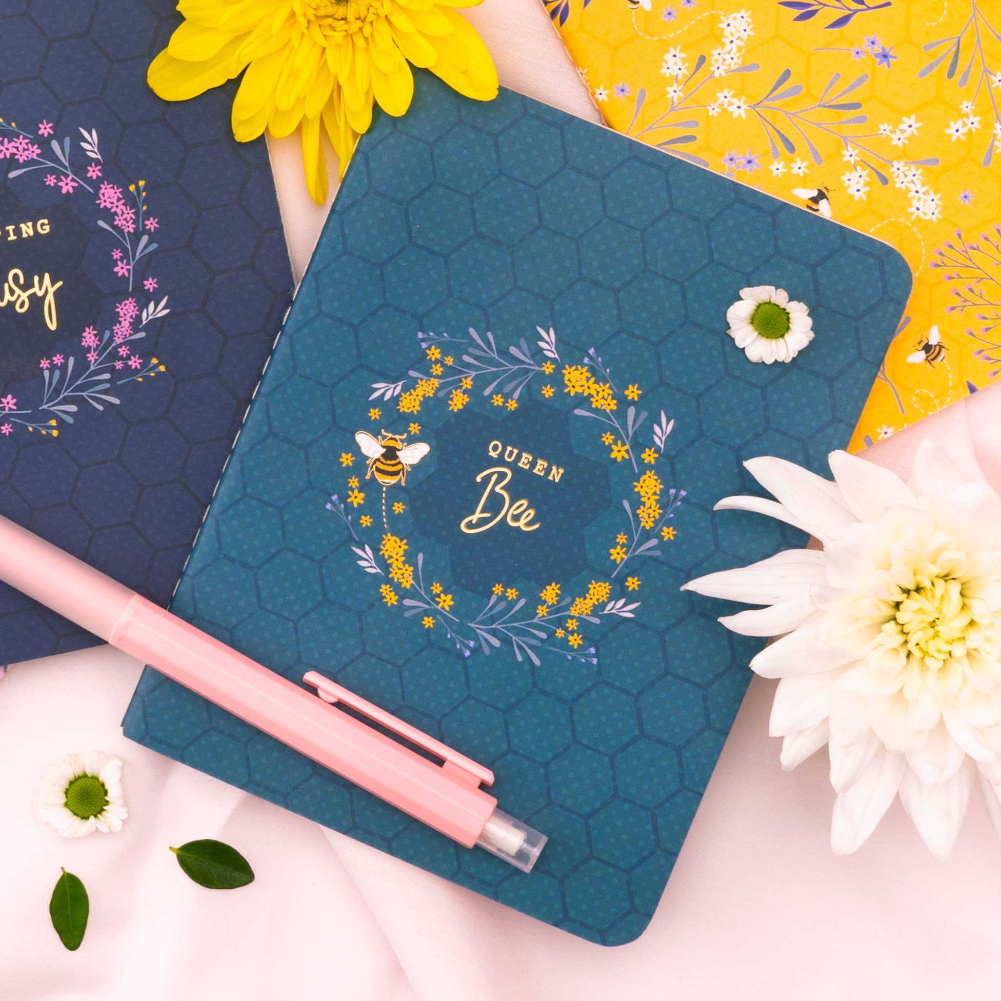 The Beekeeper 'Queen Bee' Set Of 2 Notebooks