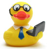 Rubber duck with notebook - rubber duck