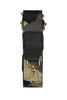 Black Glitter Camouflage Bag Strap