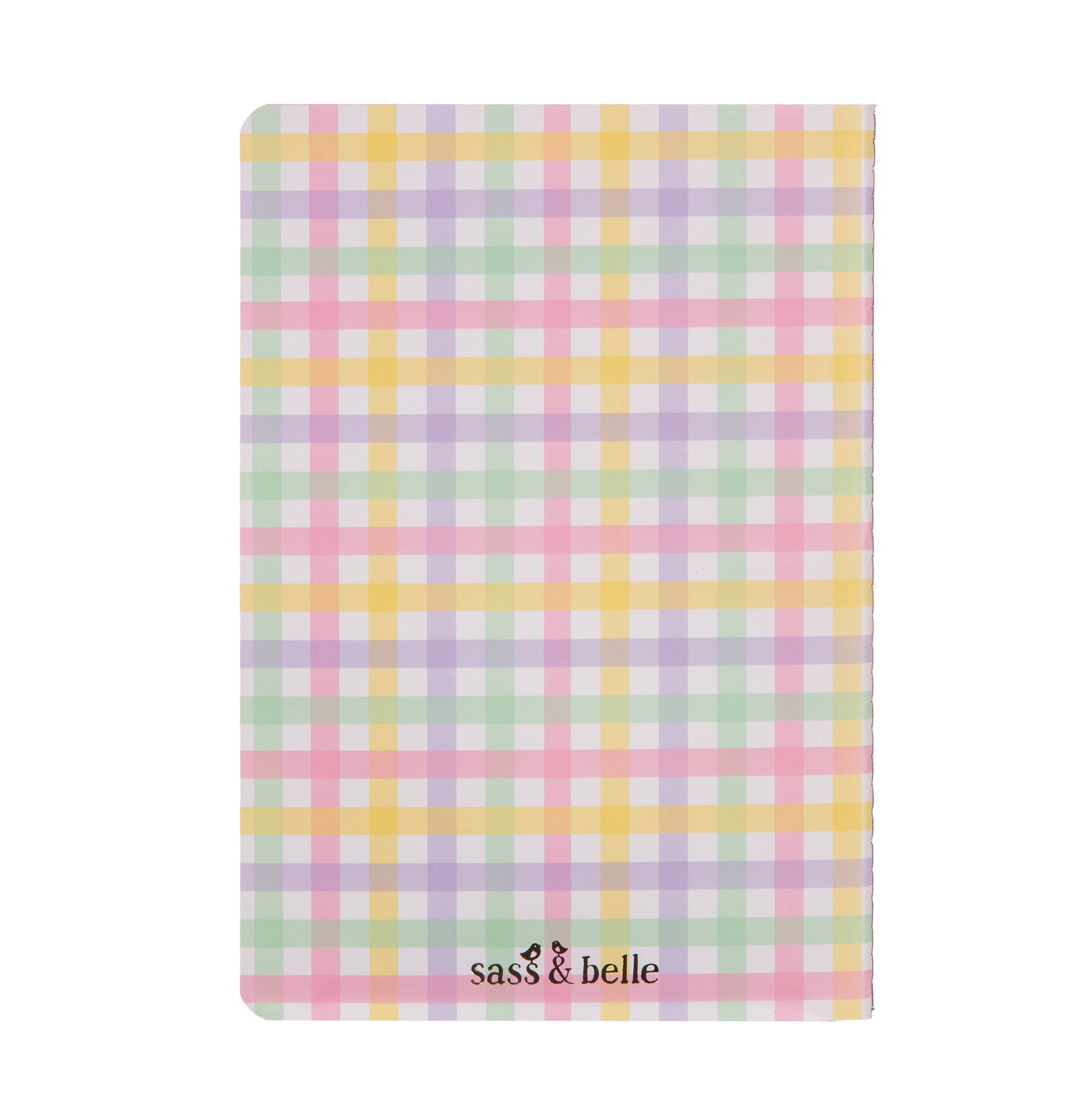 Gingham Check A5 Notebook