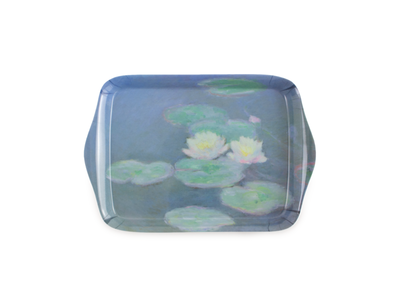 Serving Tray, Mini Size, Monet, Water Lilies evening