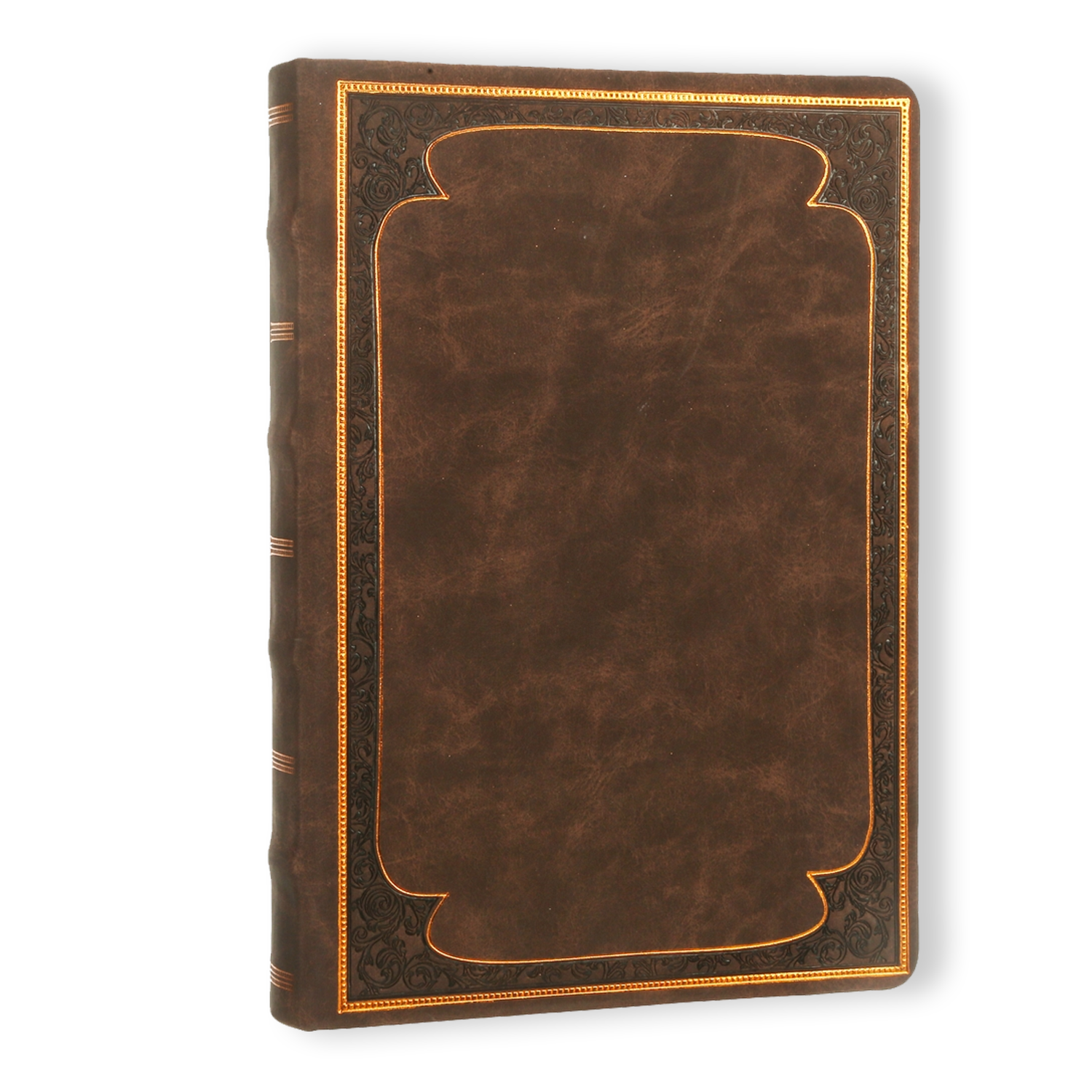 Victoria's Journals Classic Style Ruled Diary (Matte Brown)