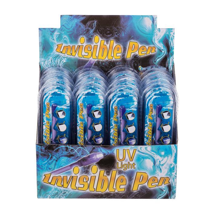 Secret Message Pen with invisible ink & UV-light,