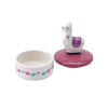 Live Happy Llama Ceramic Trinket Pot