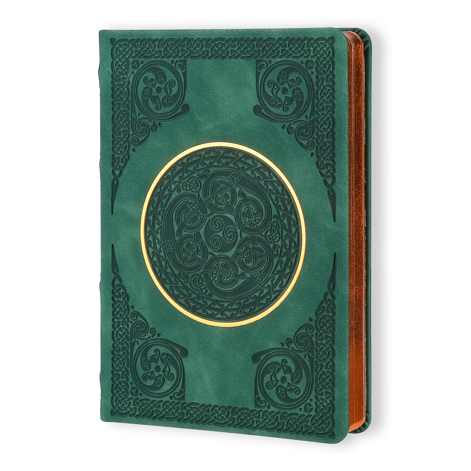 Vintage Classic Style Journal Vegan Leather (Celtic Green)S