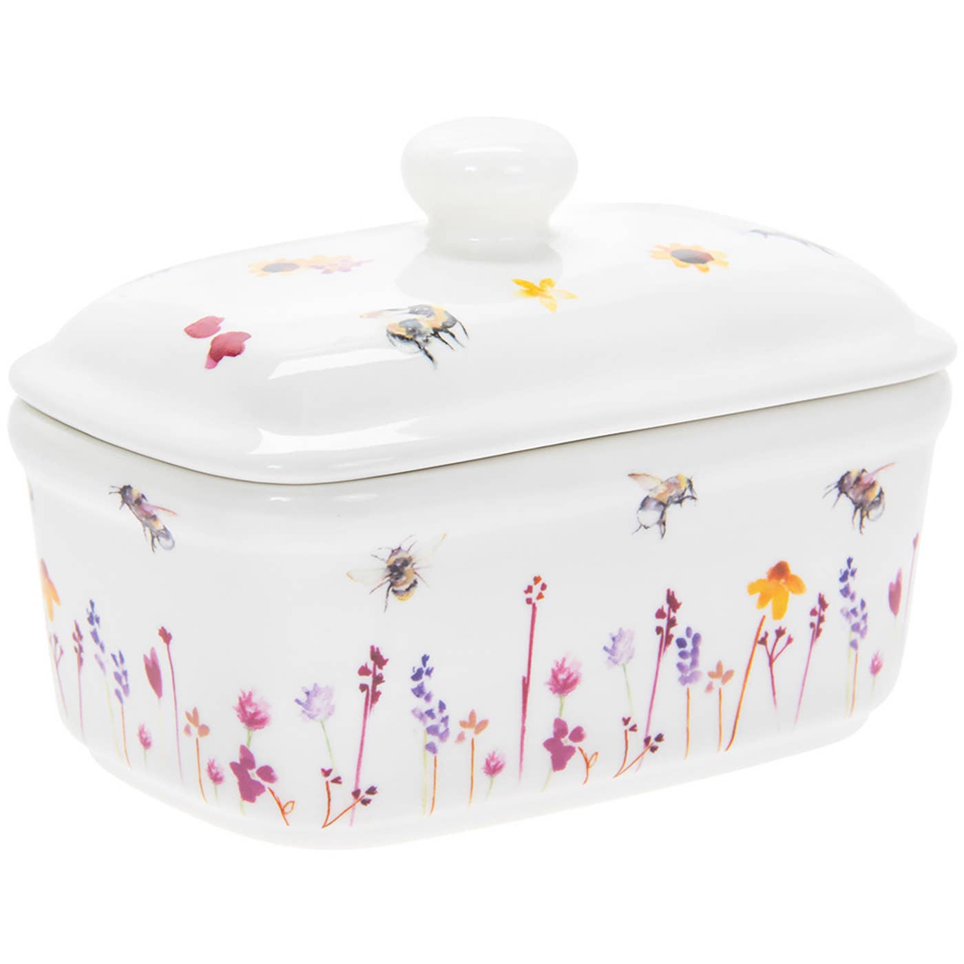 Busy Bees Butter Dish