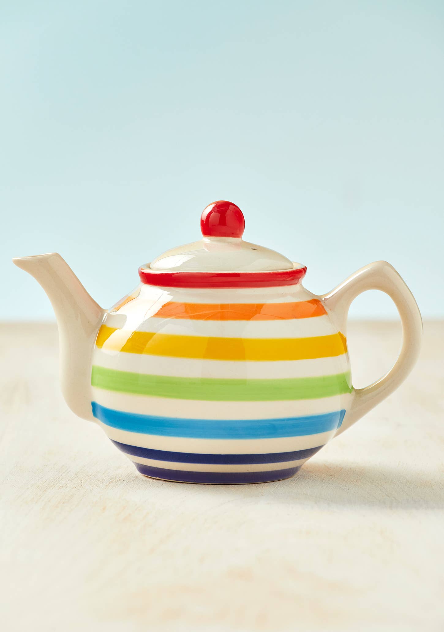 Hand Painted New Rainbow Small Teapot