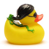 Pirate bath duck with frog