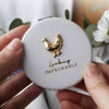Bramble Farm Chicken Compact Mirror In Gift Box