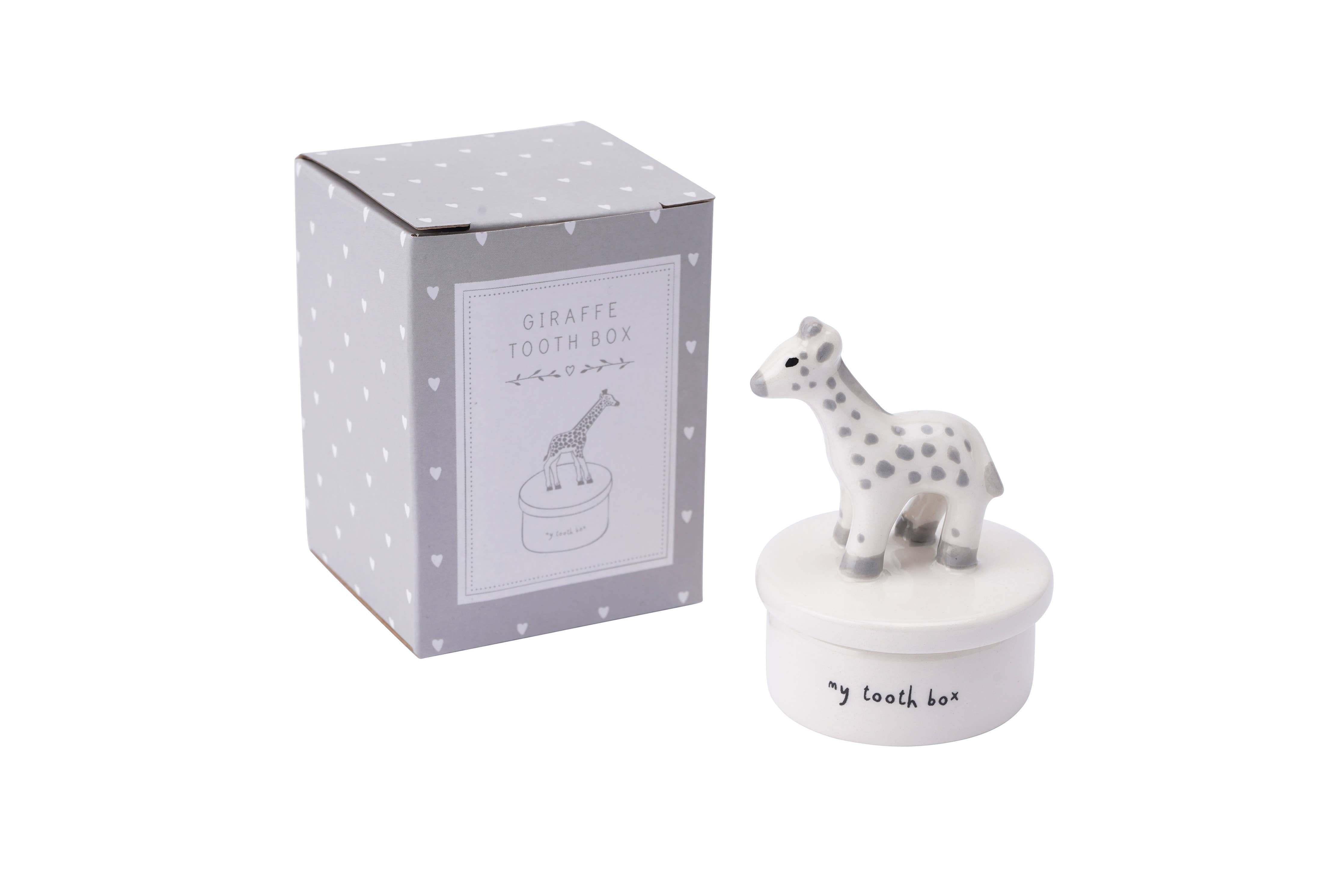 Send With Love Giraffe Tooth Box