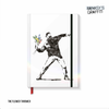 Banksy A5 Notebook - The Flower Thrower