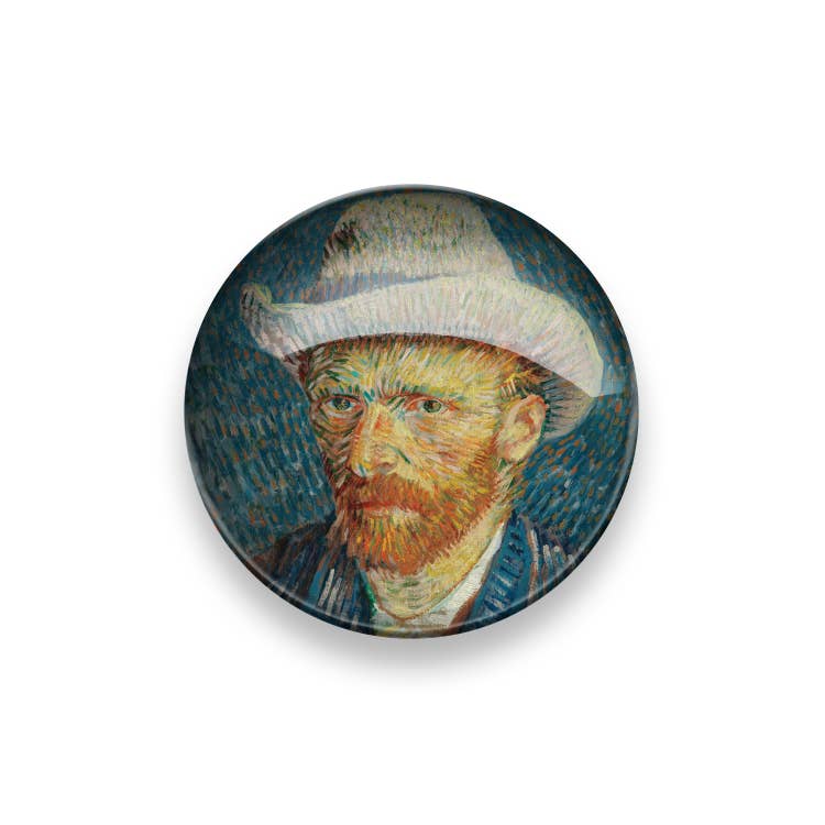 Van Gogh Self-portrait Glass Magnet XL