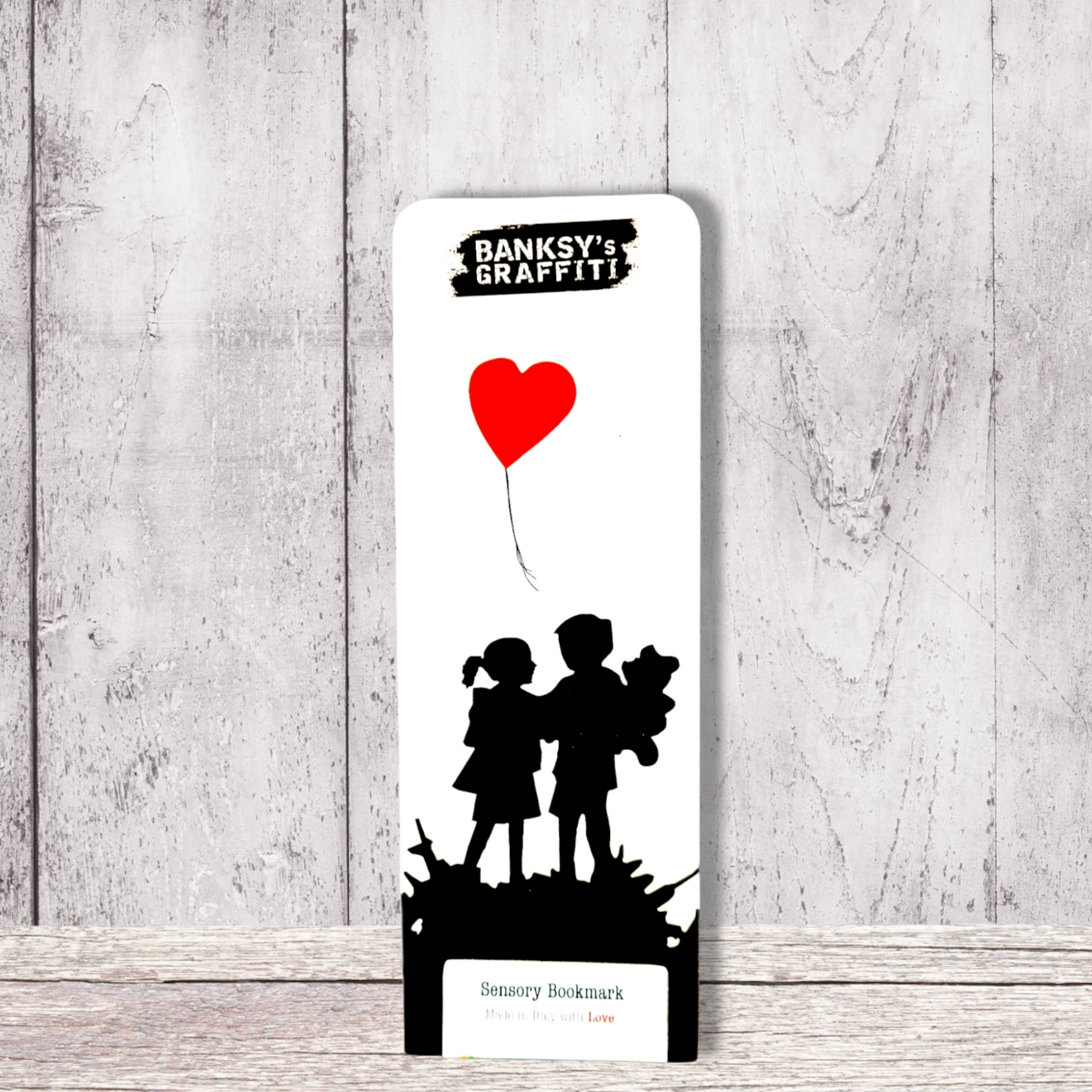 Banksy Scented Bookmark - Kids On Guns Hill
