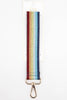 Rainbow Glitter Striped Wrist Strap in Multicolour