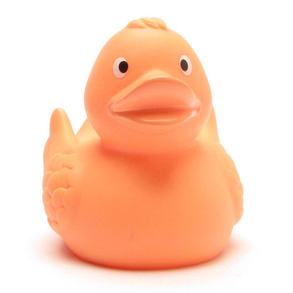 Mia Rubber Duck - pastel orange - rubber duck