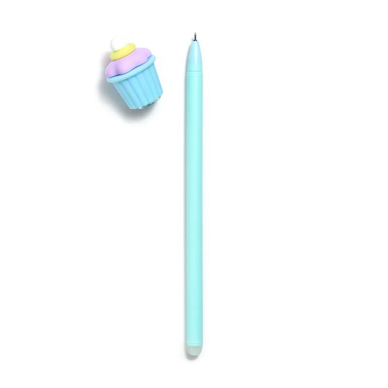 Inkredible Erasable Pen with Cupcake Topper