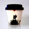 Banksy Espresso Cup in RPET 90 ml - Kids on Guns