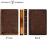 Victoria's Journals Classic Style Ruled Diary (Matte Brown)