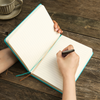 Victoria's Journals Vintage Style Diary/Notebook (Aqua Blue)