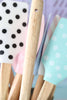 Load image into Gallery viewer, Love Manuela Large Spatula, White and Black Dots