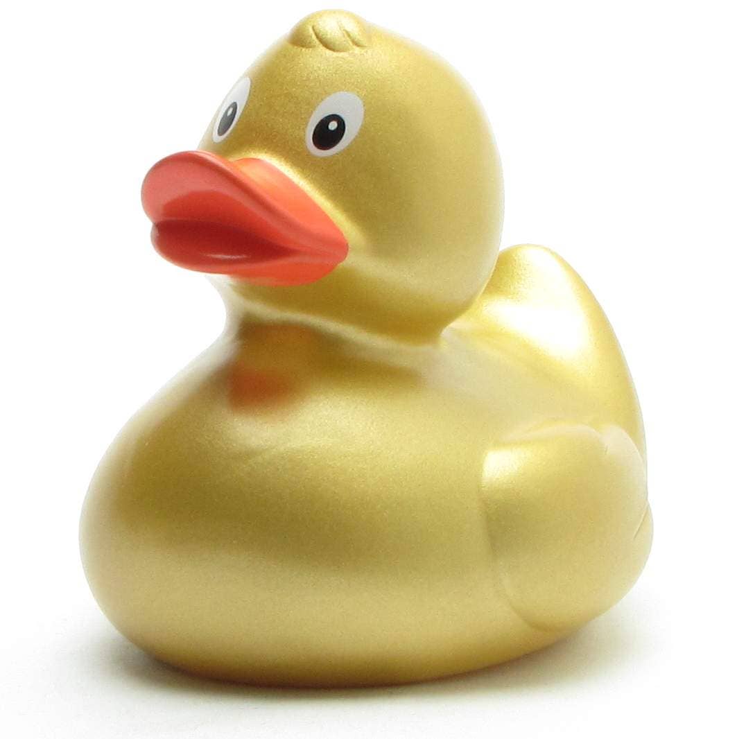 Rubber Duck Ursula gold - rubber duck