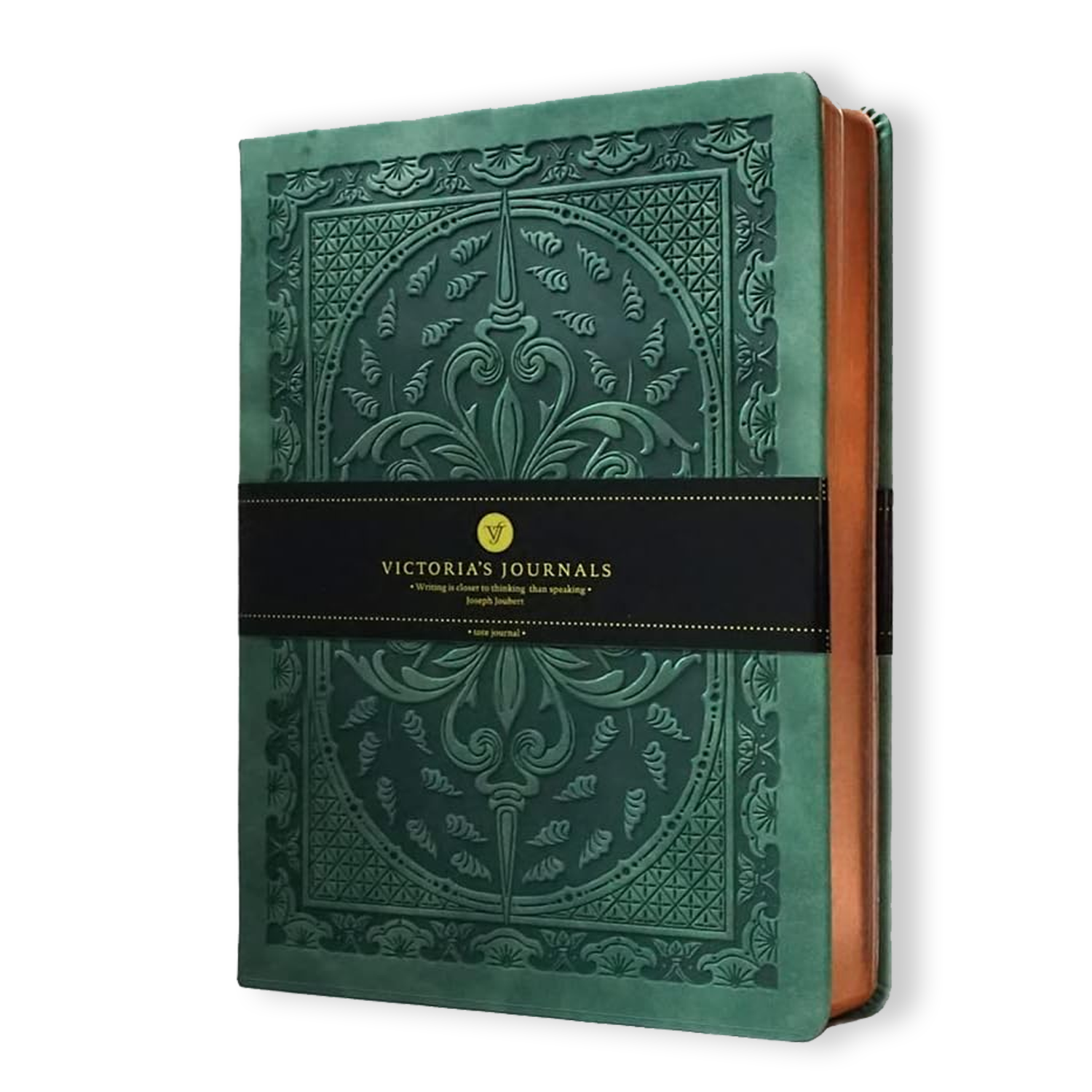 Victoria's Journals Vintage Style Diary Hard Cover (Green)