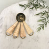 Gold Jute Measuring Spoons, Set of 4