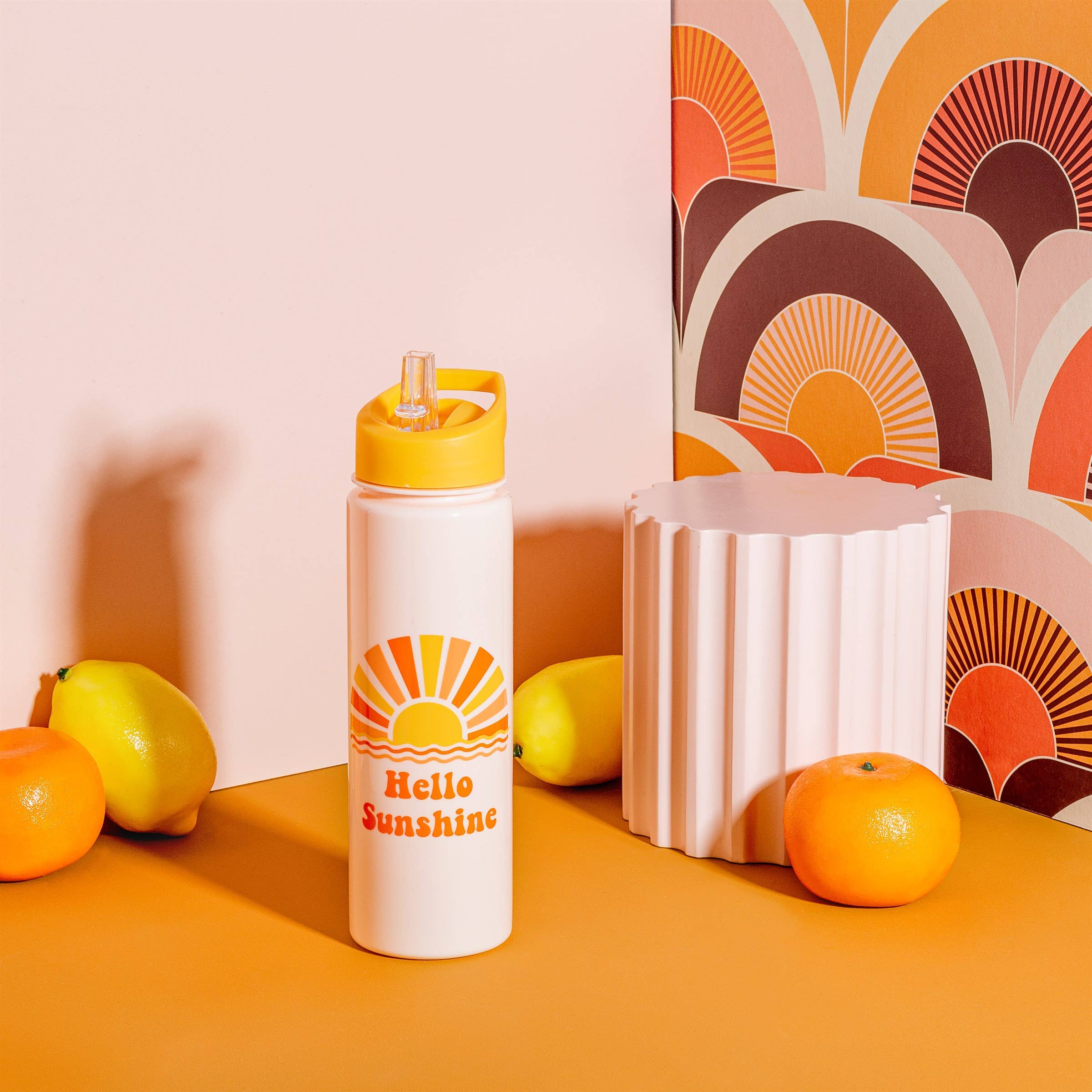 Hello Sunshine Plastic Water Bottle