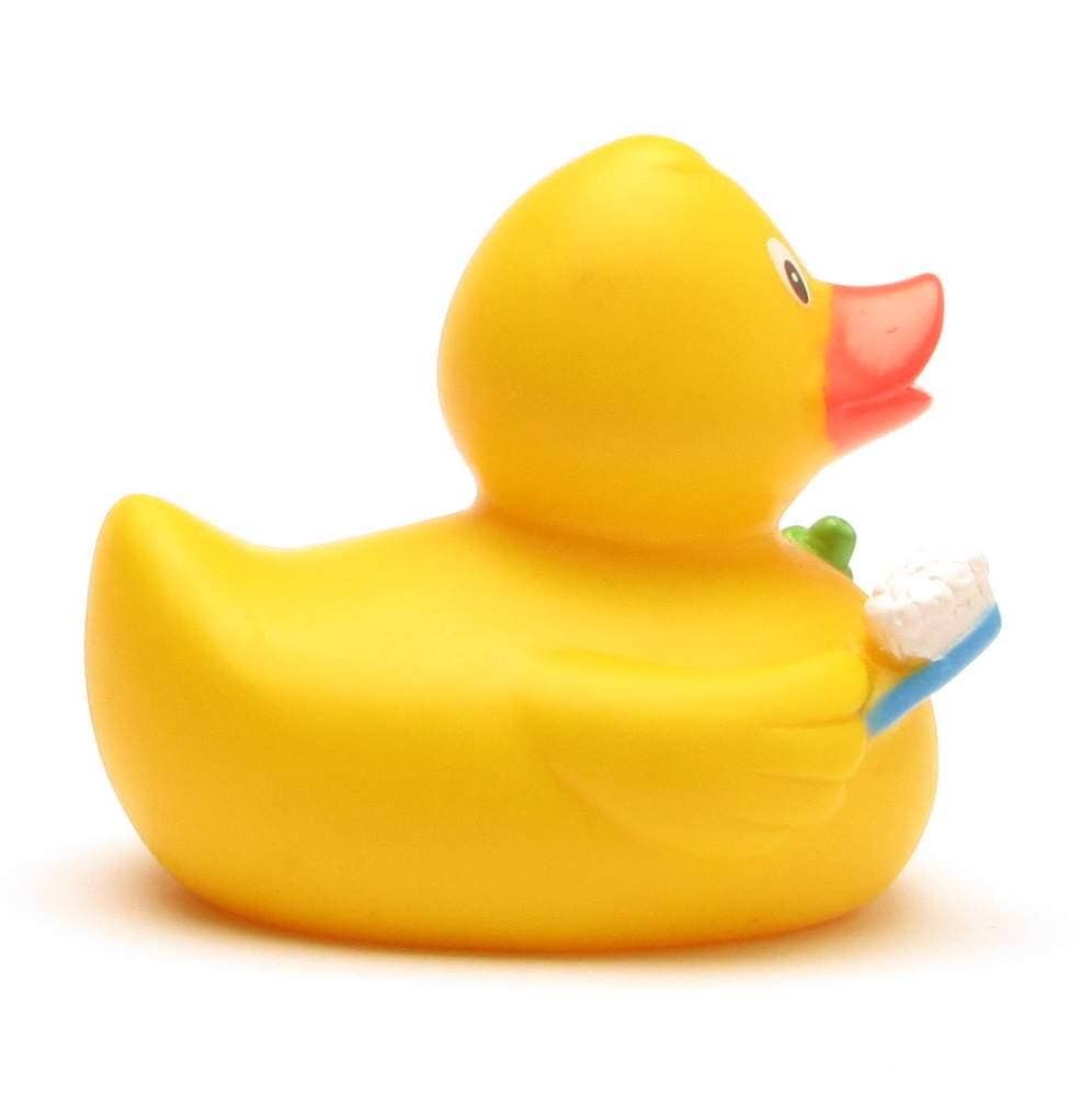 Rubber Duck Toothbrushed Duck - Rubber Duck