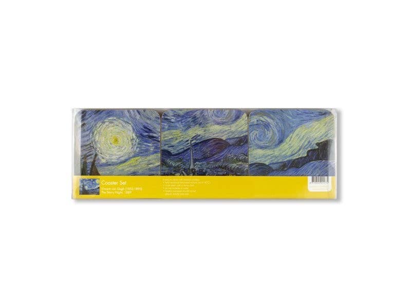 Coasters, Set Of 6, Van Gogh, Starry Night