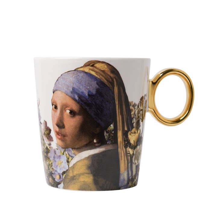 Pastel Girl with a Pearl Earring Mug