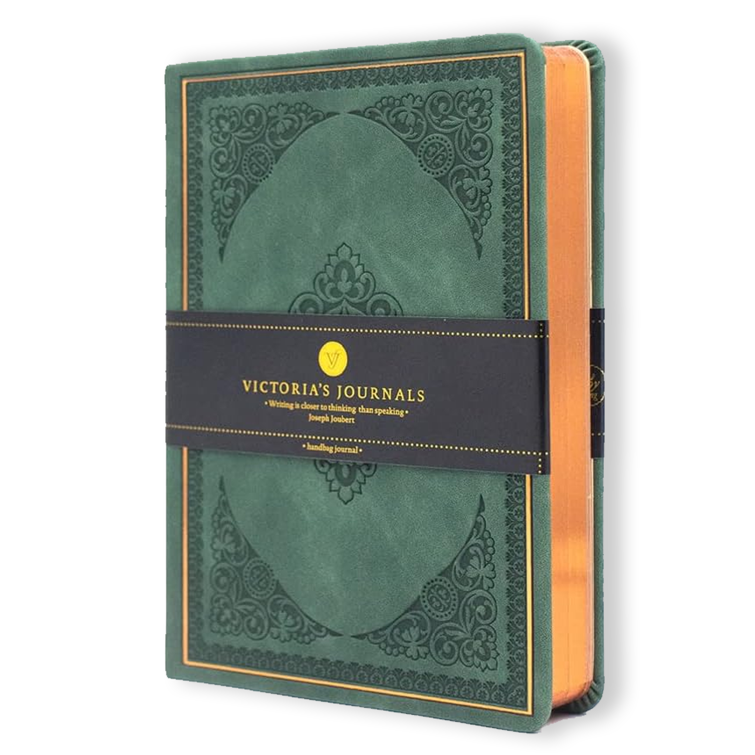 Renaissance Faire Diary Journal Vegan Leather (Dark Moss)