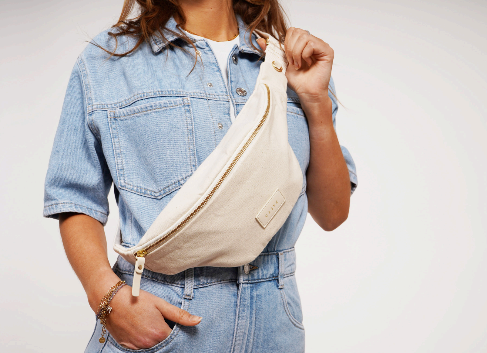 CASYX Waist Bag - COTTON - Natural Cotton