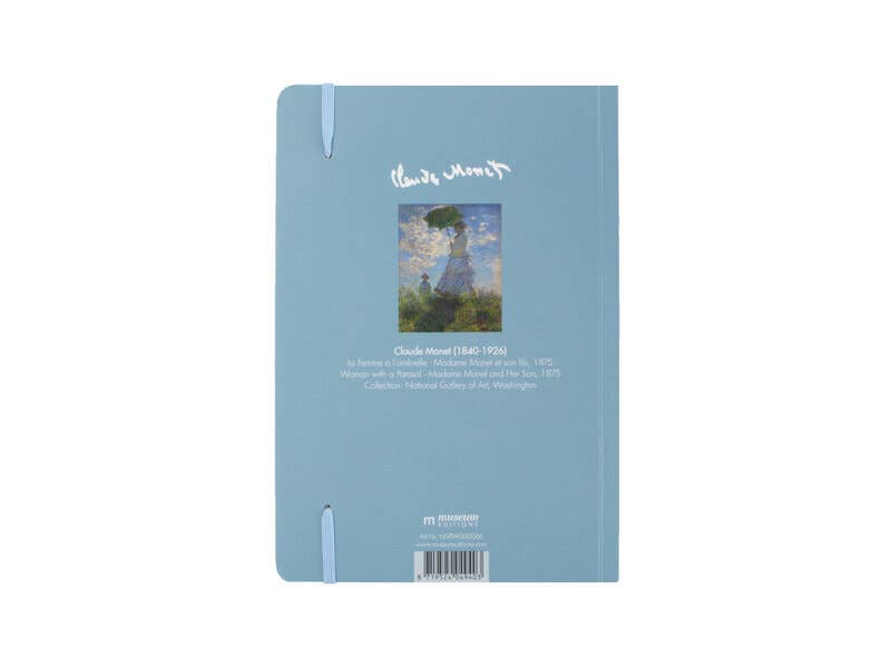 Softcover notebook, A5, Claude Monet, Woman with Parasol