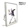 Banksy A5 Notebook - The Flower Thrower