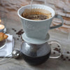 Kaffeefilter Porzellan steingrau