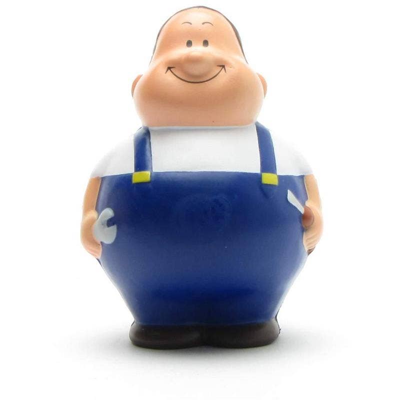 Schrauber Bert - blue stress ball - crumple ball