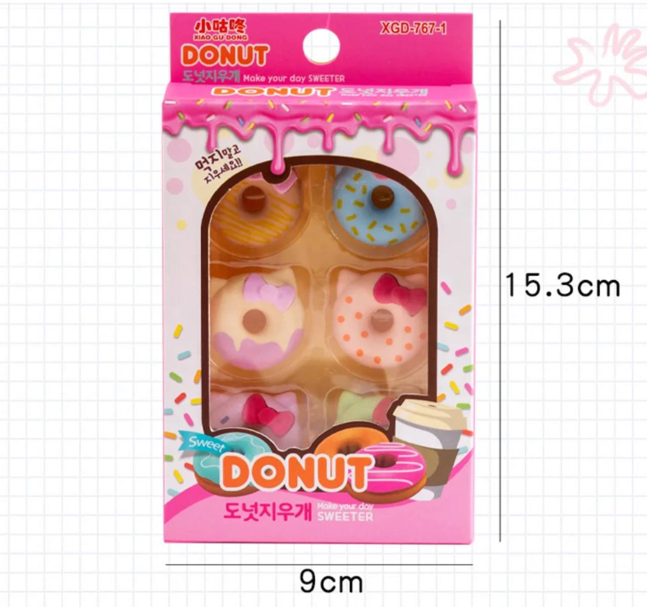 cartoon candy donut