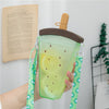 Load image into Gallery viewer, New Fruit Water Bottle, Net Celebrity Straw Cup