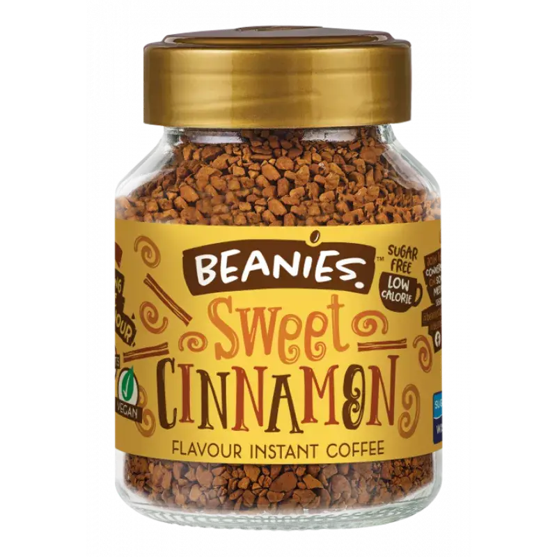 Beanies 50g Sweet Cinnamon Instant Flavoured Coffee