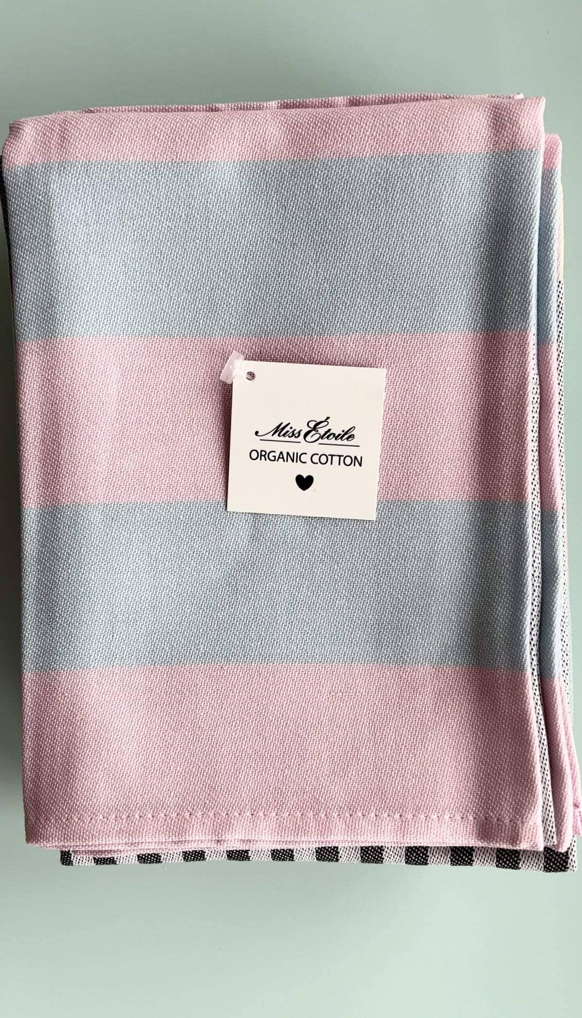Miss Étoile pink/blue Tea Towel