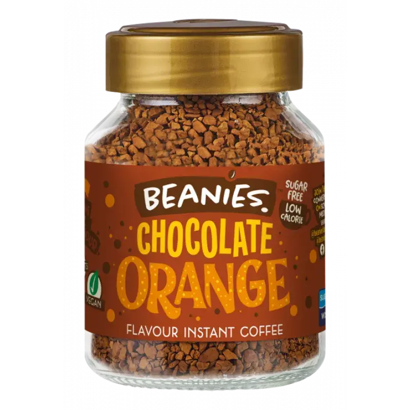 Beanies 50g Chocolate Orange Instant Flavoured Coffee