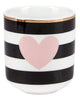 Load image into Gallery viewer, Miss Étoile/Stripes tealight, heart