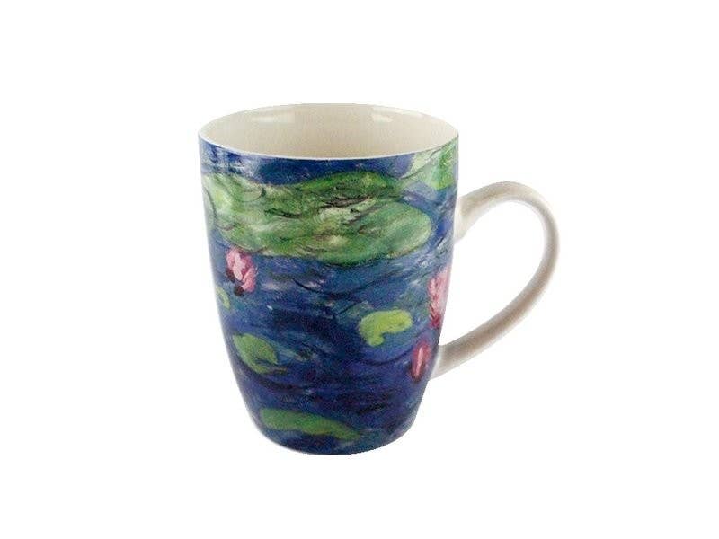 Mug in  Box, Waterlilies, Monet