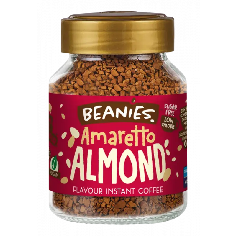 Beanies 50g Amaretto Almond Instant Flavoured Coffee
