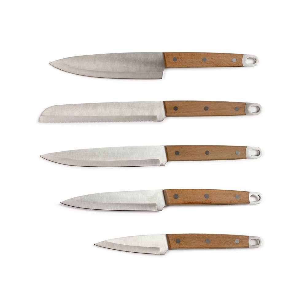 Set of 5 knives