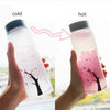 Load image into Gallery viewer, Kawaii Color Changing Sakura Bottle Cute Water Bottle With Protective Bag, Drinking Bottle