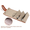 Load image into Gallery viewer, Portable Glasses Organizer Multi-slot Eyeglasses Storage PU Leather Case Sunglasses