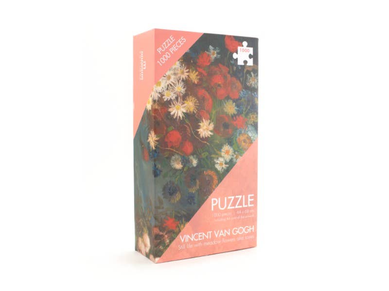 Puzzle, 1000 Pieces, Vincent van Gogh, Vase With Flowers