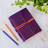 Coloured Leather Journal -  Leather String Bound Notebook
